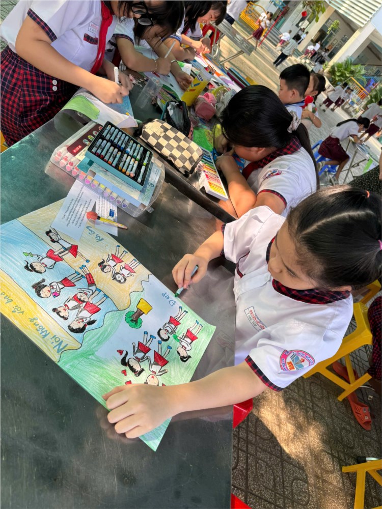 Công bố kết quả Cuộc thi  Sáng tạo bảo đảm trật tự trường học về phòng, chống bạo lực học đường và phòng ngừa lao động trẻ em trái pháp luật  cấp Trường năm học 2024 - 2025